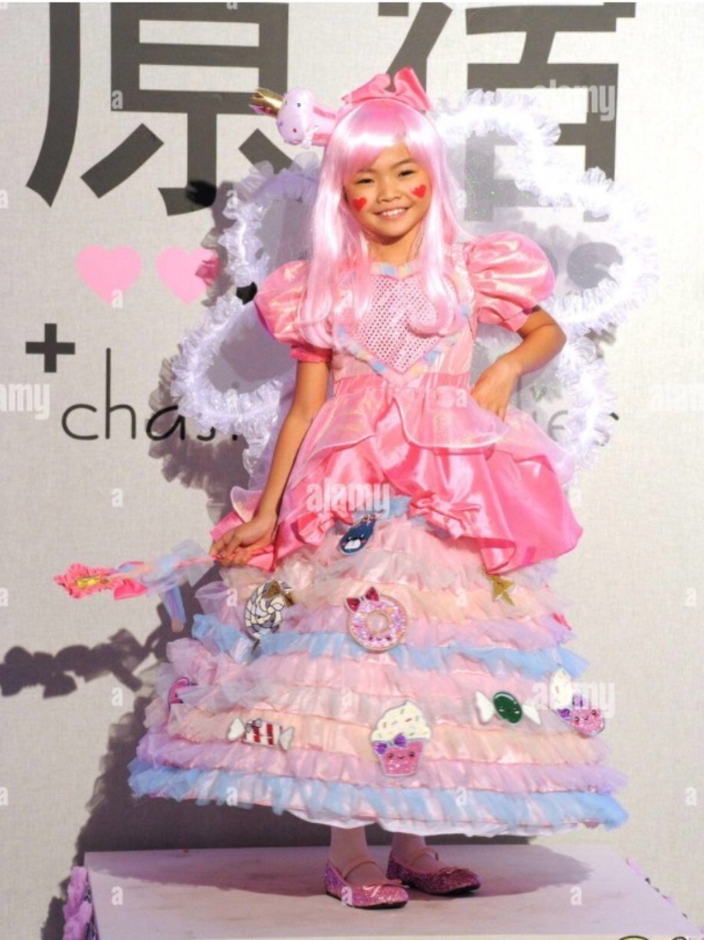 Harajuku Lovers x Chasing Fireflies Candy Ruffle Costume Dress Girls Size 8